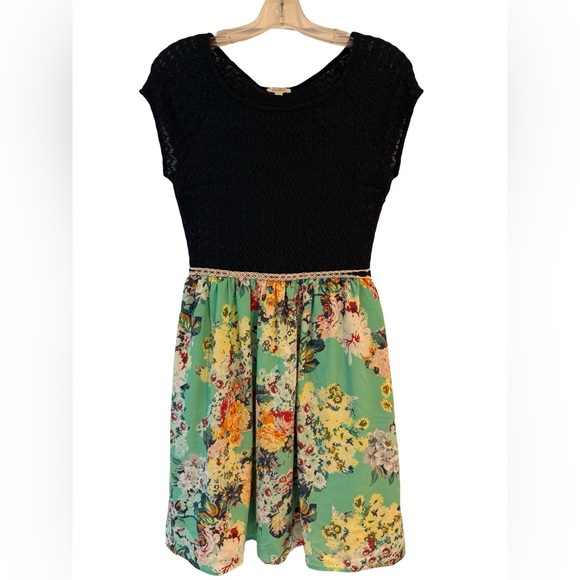 Anthropologie Dresses & Skirts - Anthropologie Weston Wear Arcata Dress S crochet top floral lined spring summer